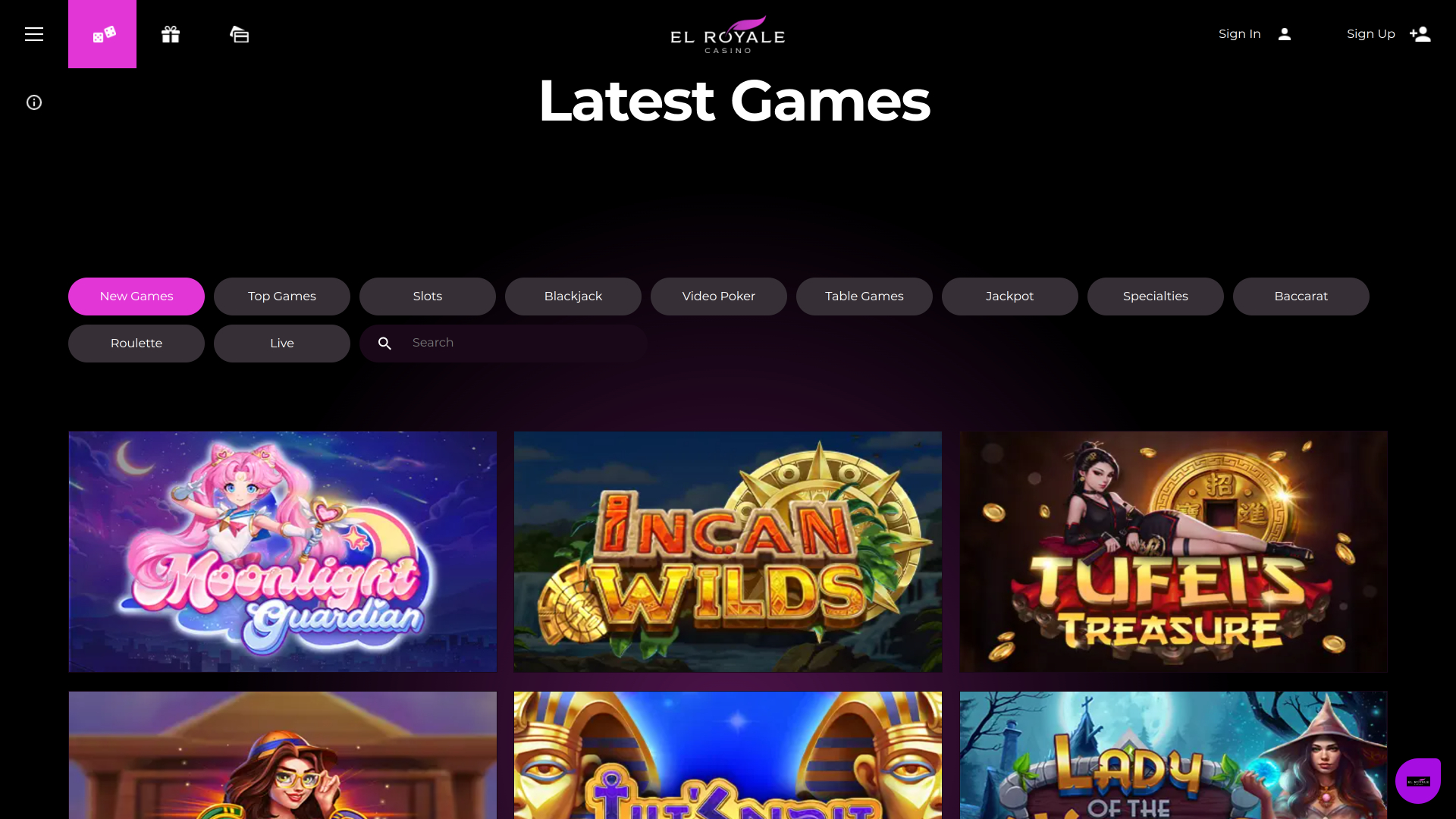 El Royale Casino Games Desktop