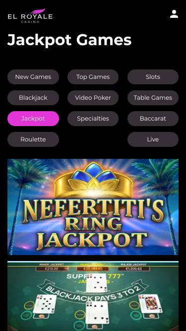 El Royale Casino Jackpot Mobile