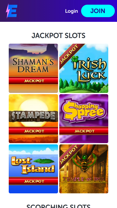 Electric Spins Casino Mobile Jackpot