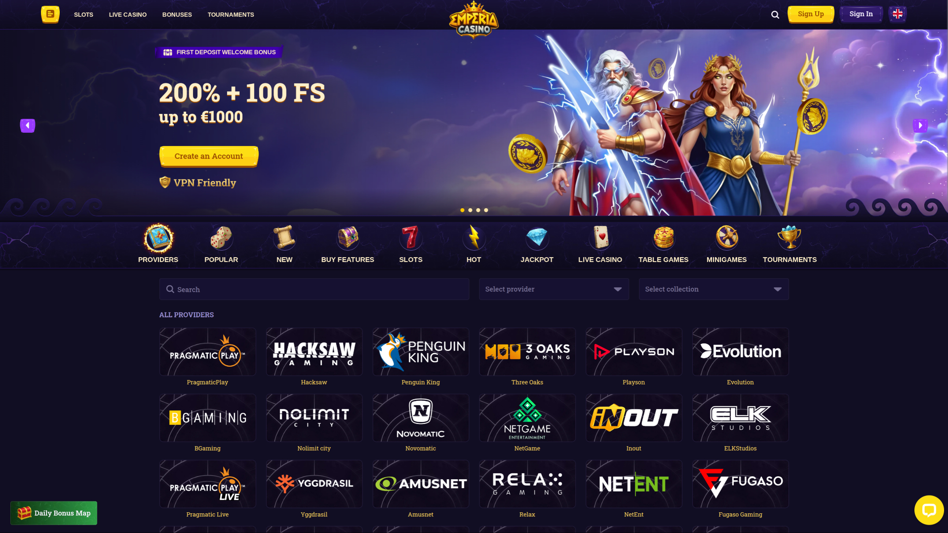 Emperia Casino Desktop Game Developers