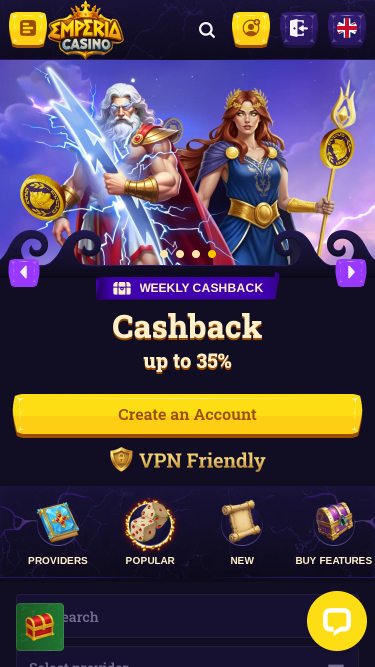 Emperia Casino Mobile Games