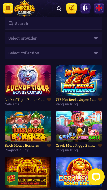 Emperia Casino Mobile Jackpot