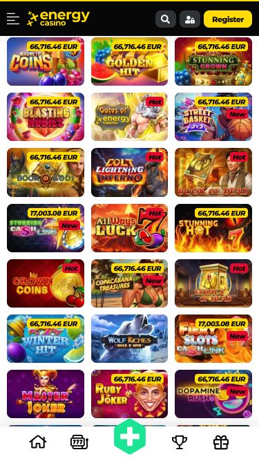 Energy Casino Mobile Image Games