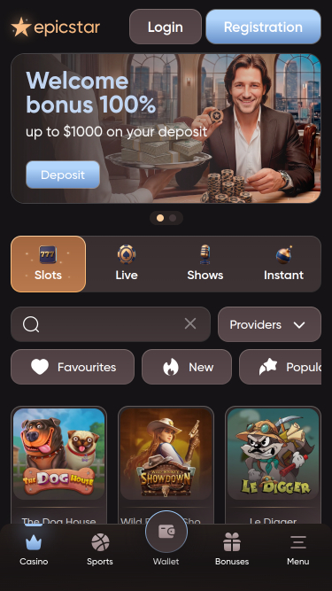 Epicstar Casino Mobile Games