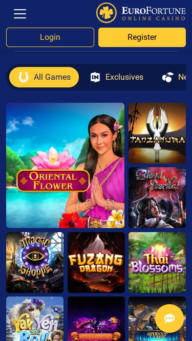 EuroFortune Casino Games Mobile