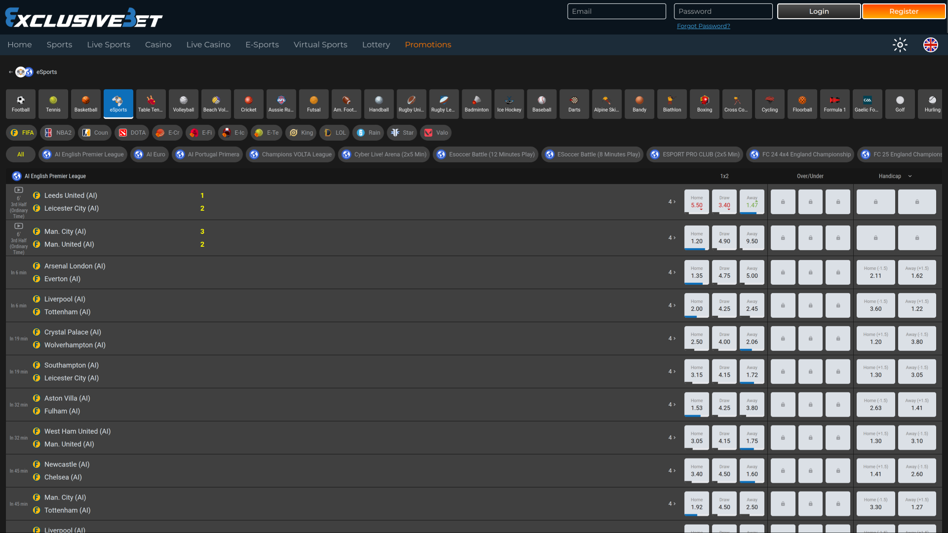 Exclusive Bet Casino Desktop Esports