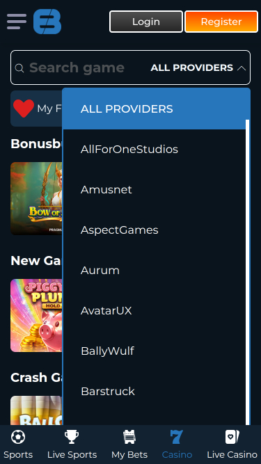 Exclusive Bet Casino Mobile Game Developers