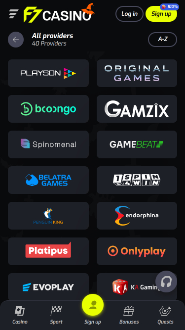 F7 Casino Mobile Game Developers