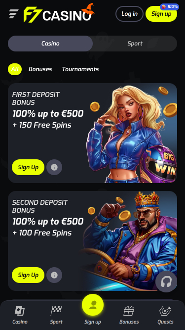 F7 Casino Mobile Promotions