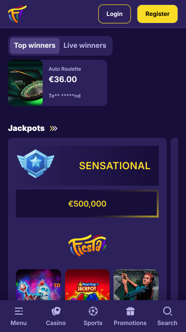 Fiestaslots Casino Mobile Jackpot