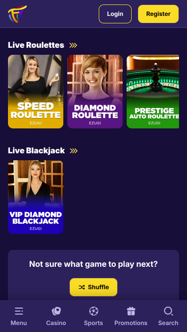 Fiestaslots Casino Mobile Live Dealer