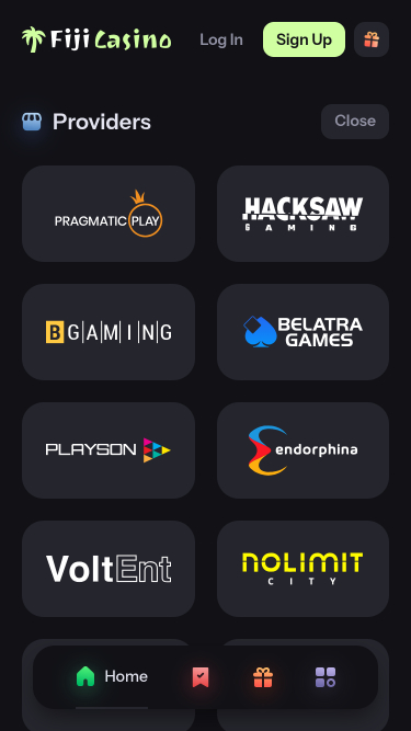 Fiji Casino mobile game developers