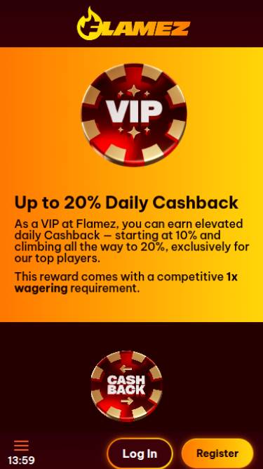 Flamez Casino VIP Mobile