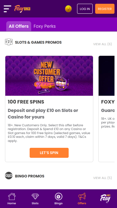 Foxy Games Casino Mobile Promotions