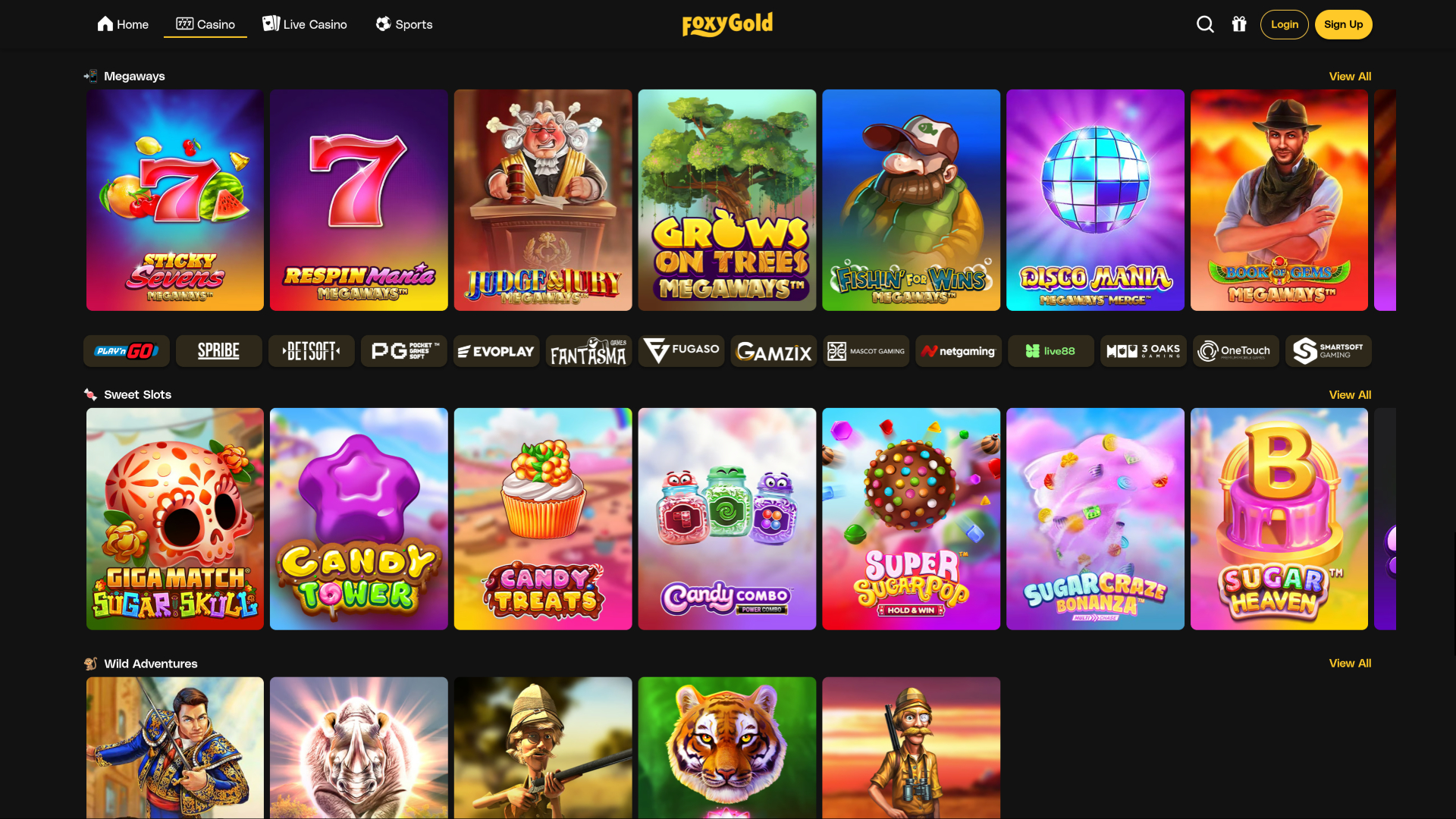 FoxyGold Casino Desktop Game Developers