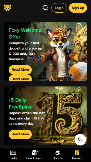 FoxyGold Casino Mobile Promotions