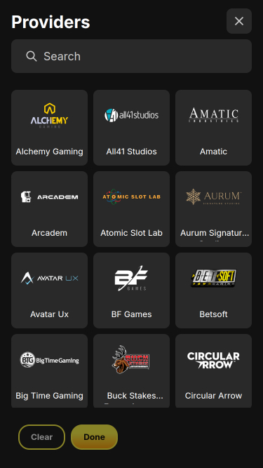 Free Spinza Casino mobile game developers