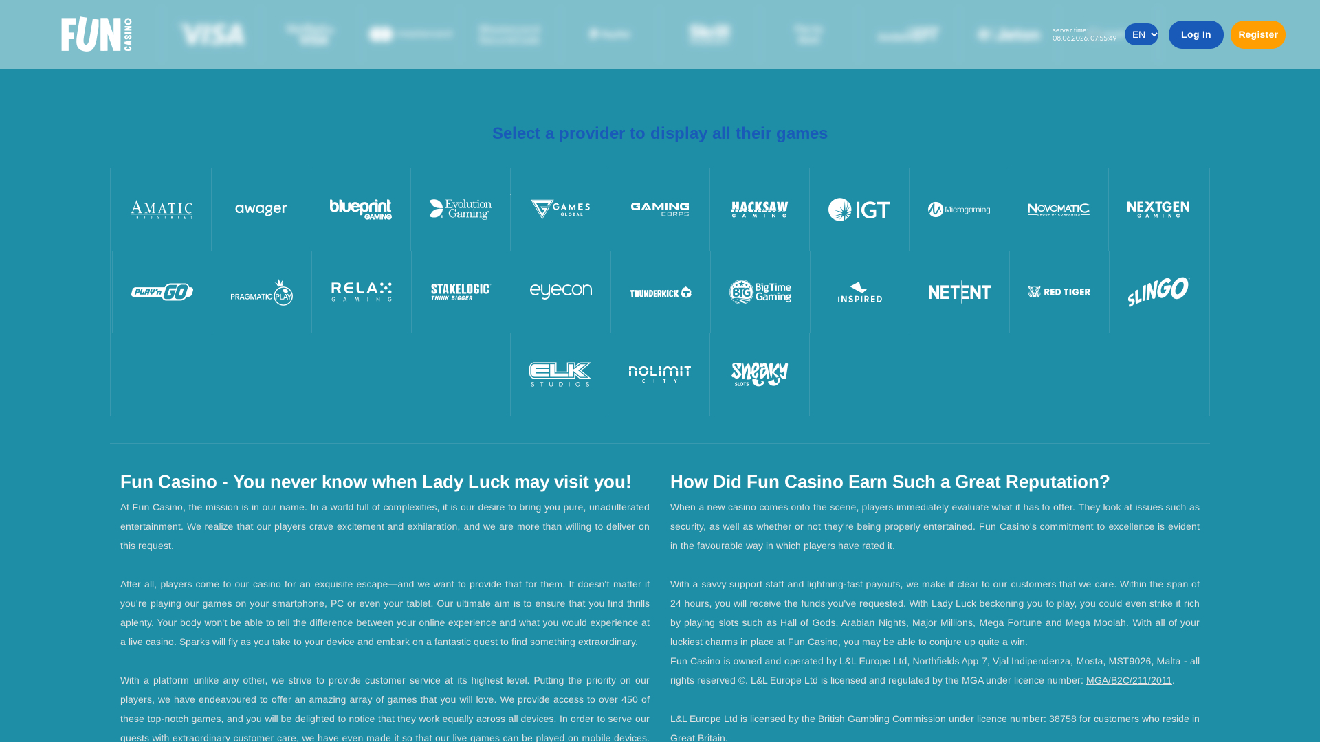 Fun Casino Desktop Game Developers