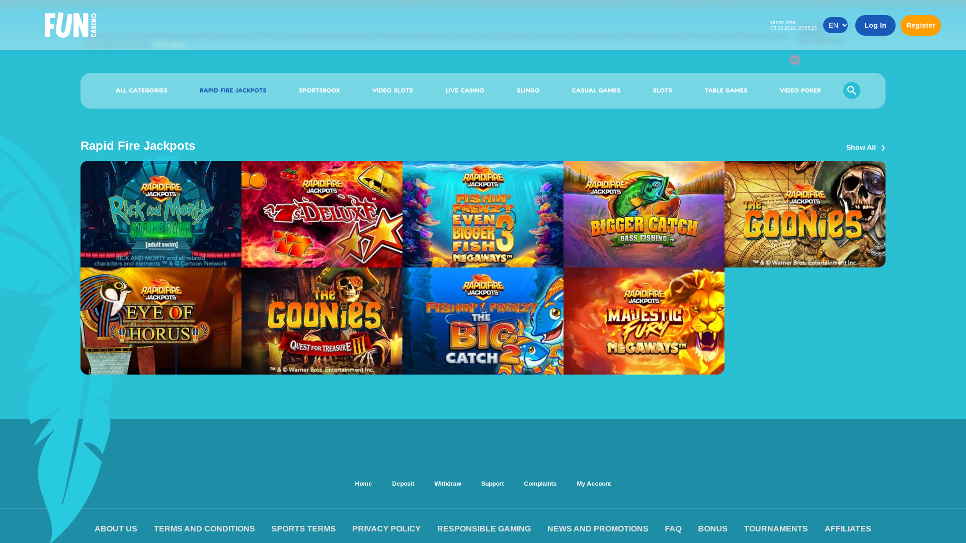Fun Casino Desktop Jackpot