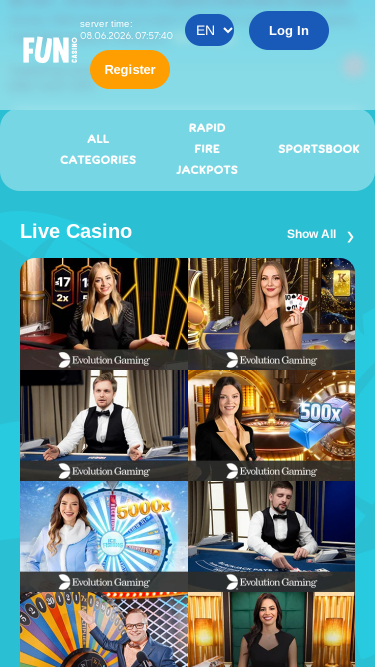 Fun Casino Desktop Live Dealer