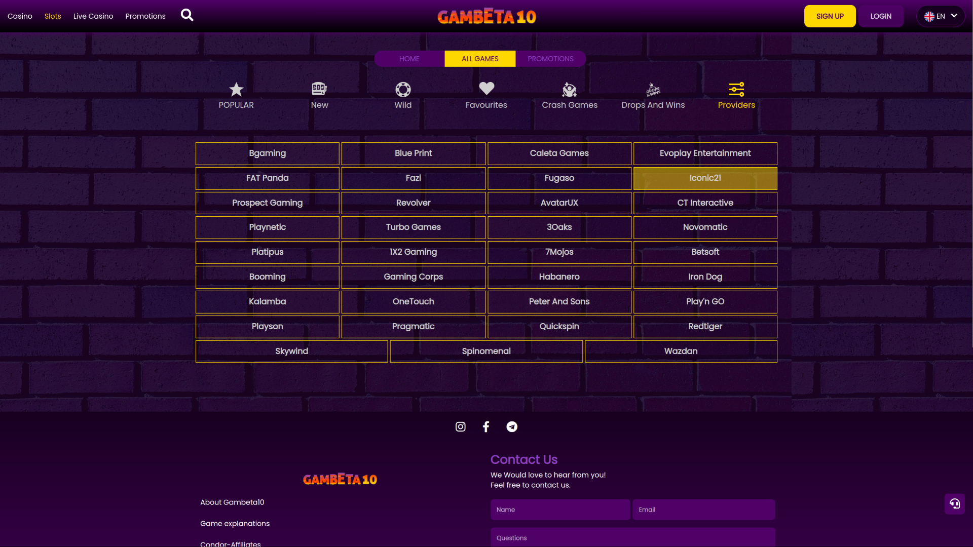 Gambeta10 Casino Desktop Game Developers
