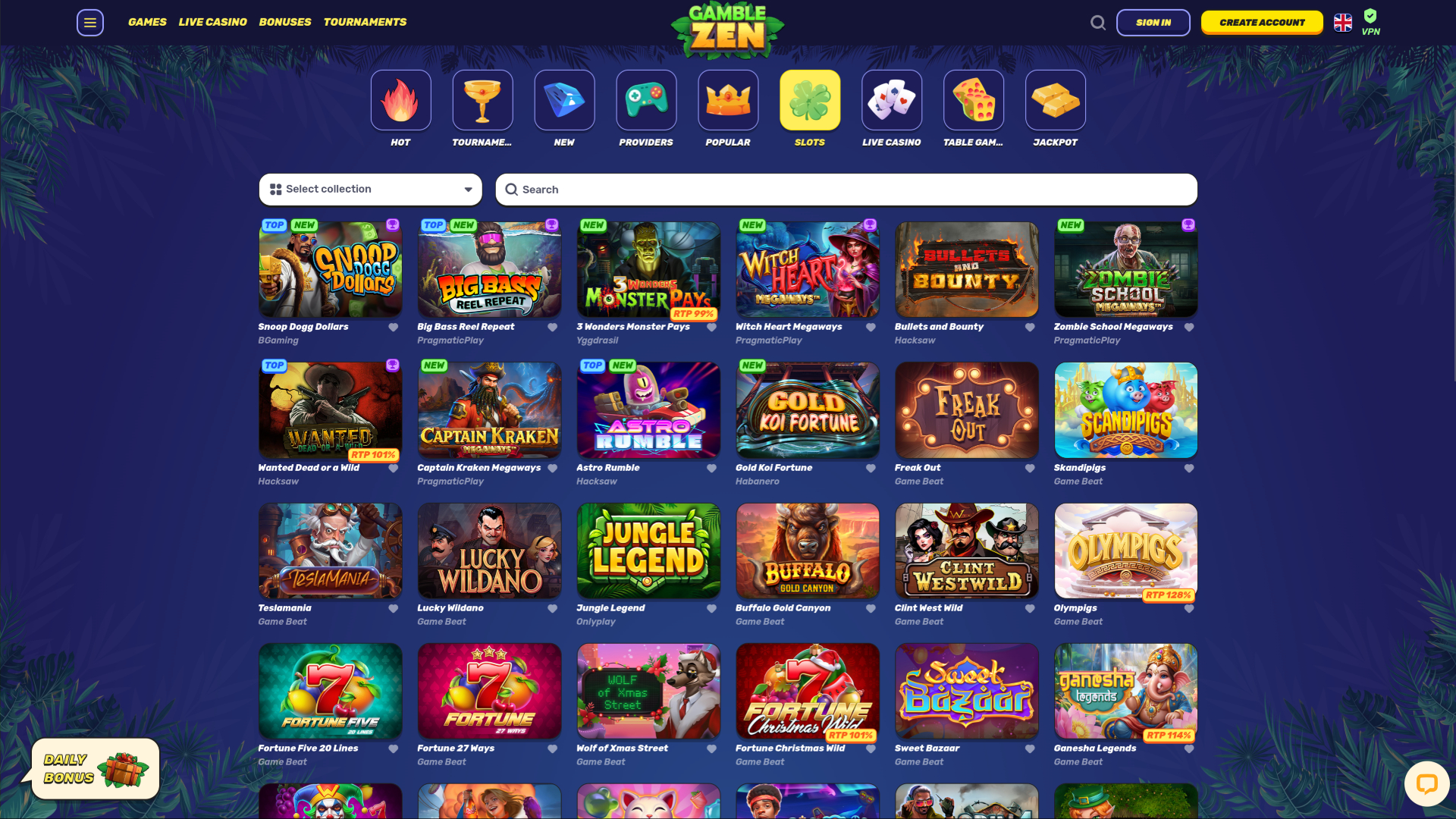 GambleZen Desktop Games