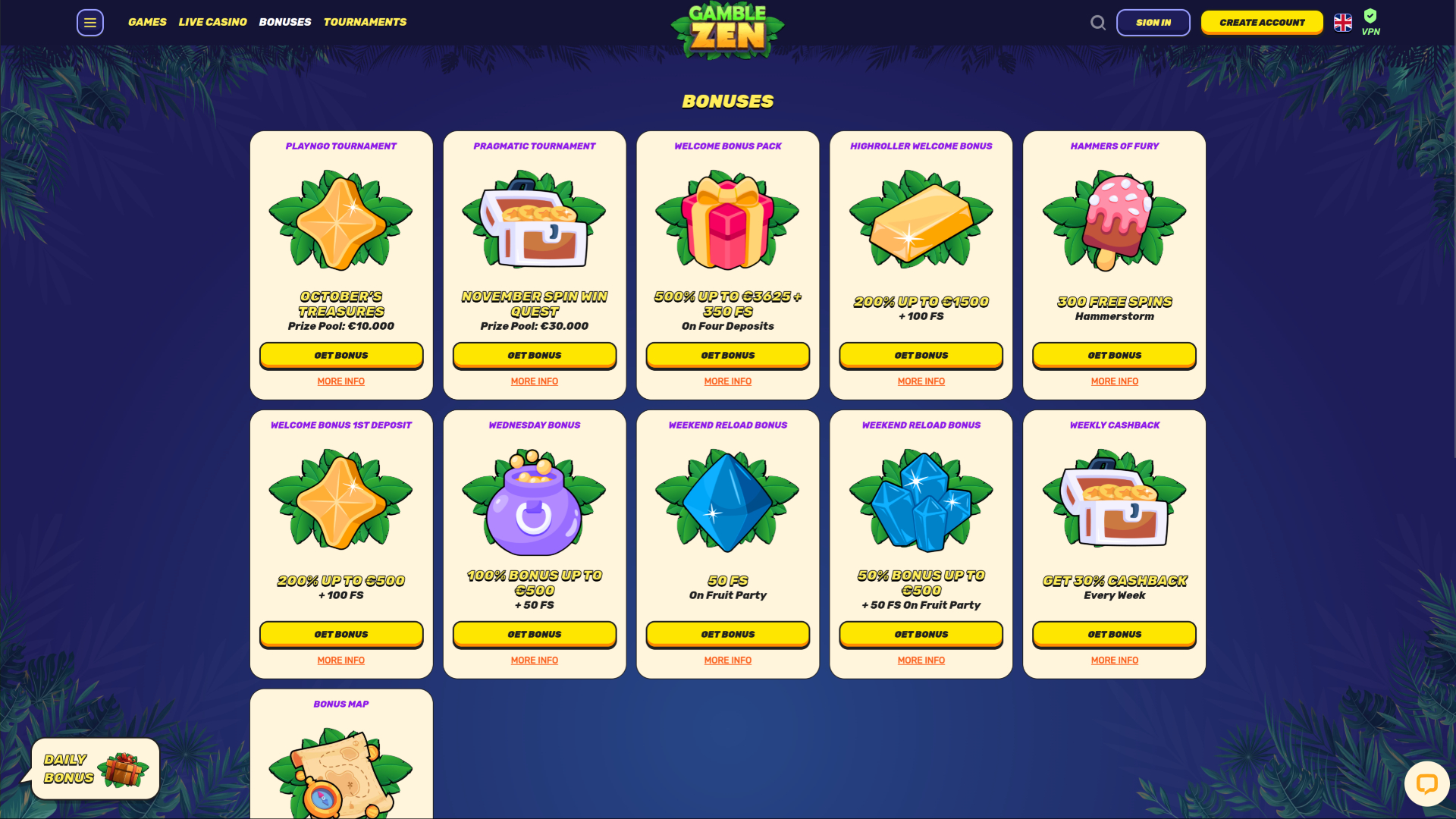 GambleZen Desktop Promotions