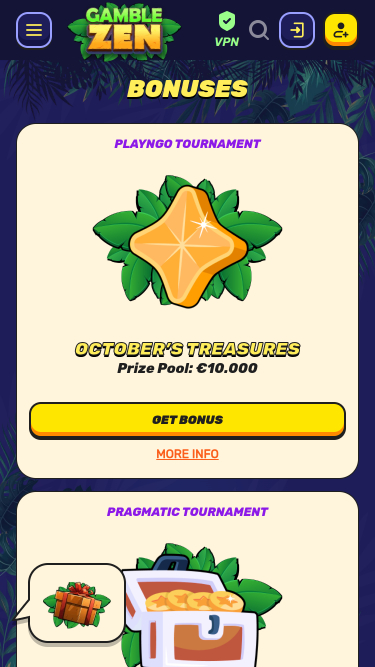 GambleZen Mobile Promotions