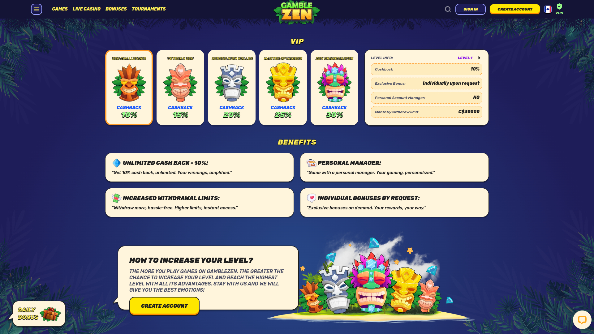 GambleZen Desktop VIP Program