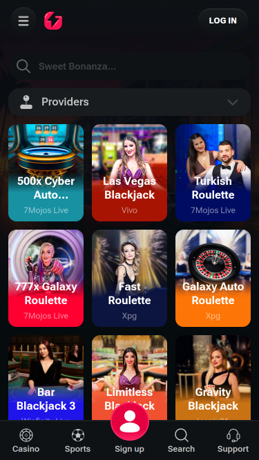 Gamblii Casino Mobile Live Dealer
