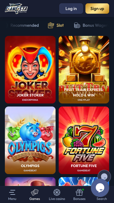 Gangsta Casino Mobile Games