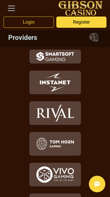 Gibson Casino Mobile Game Developers