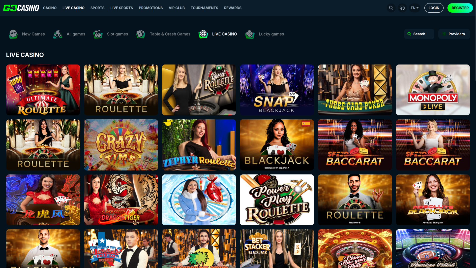 Go4Casino Live Dealer