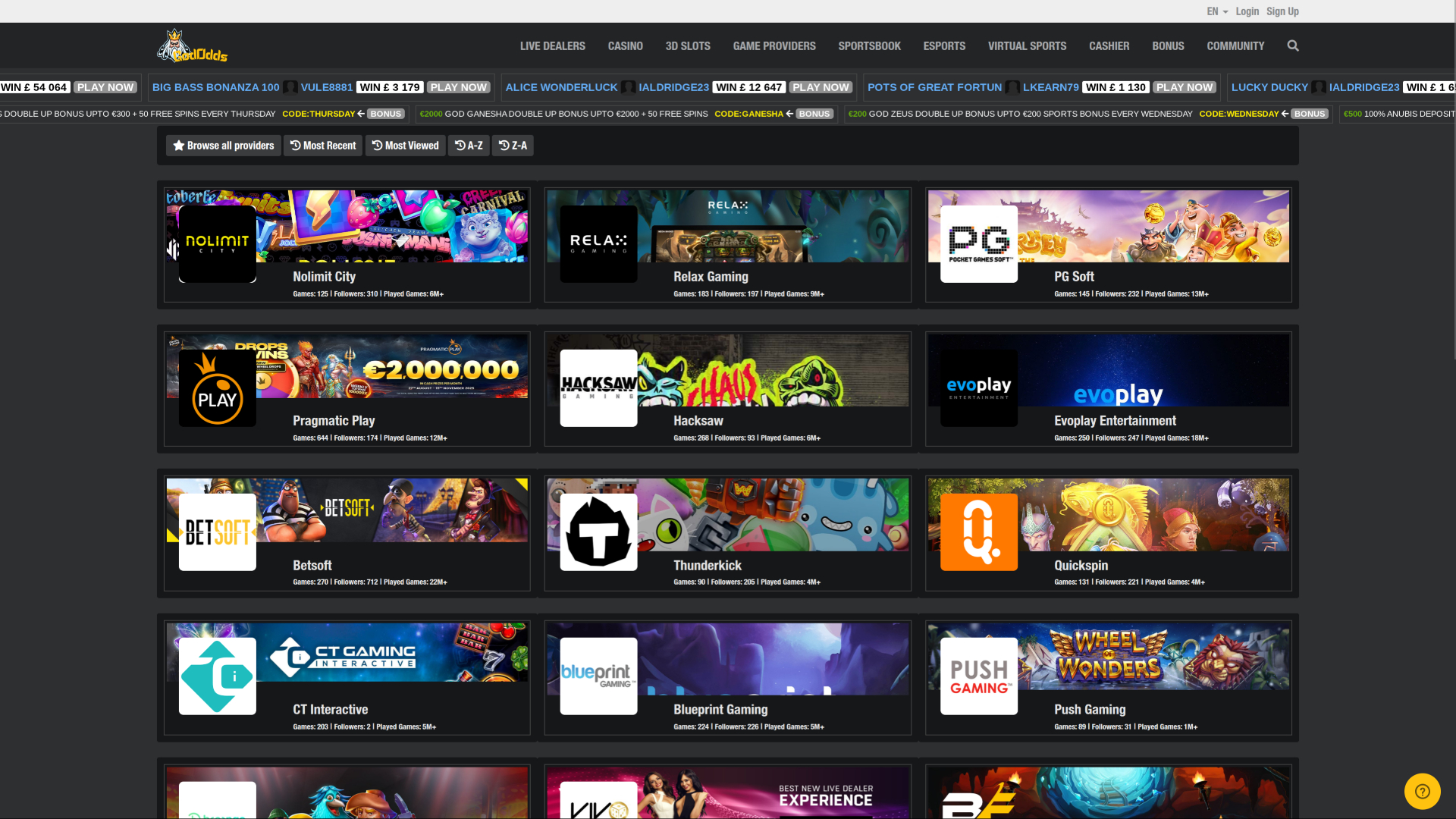 God Odds Desktop Game Developers