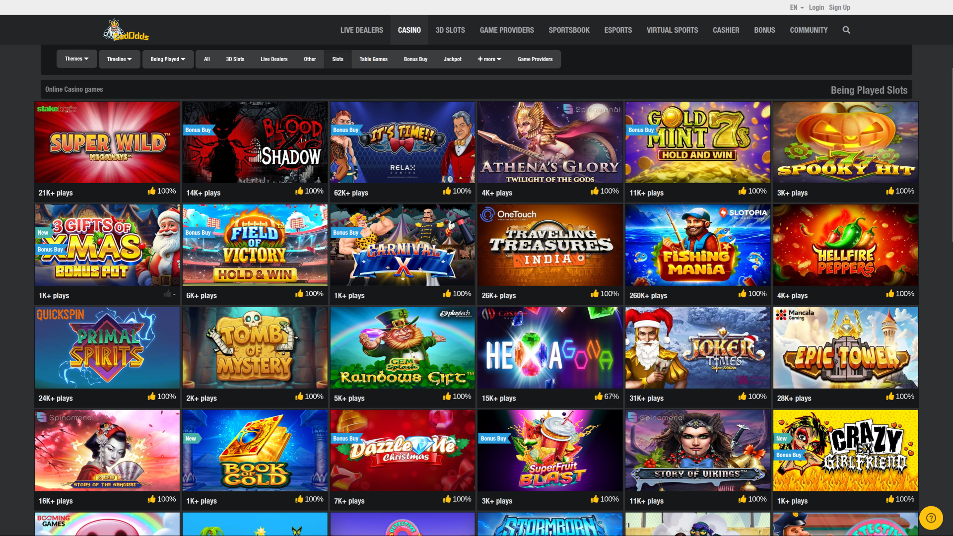 God Odds Desktop Games