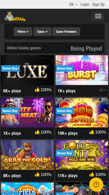 God Odds Mobile Jackpot