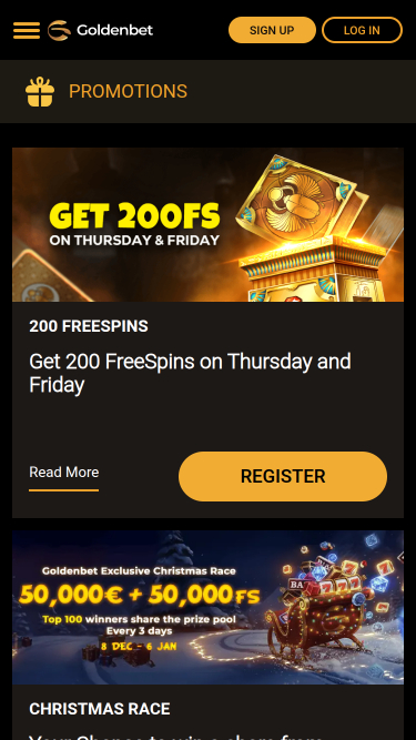 GoldenBet Casino Mobile Promotions