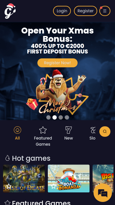 Golden Lion Mobile Homepage