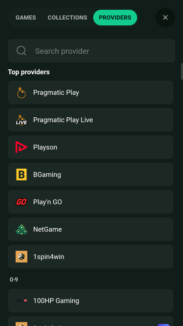 Goldex Casino Mobile Game Developers