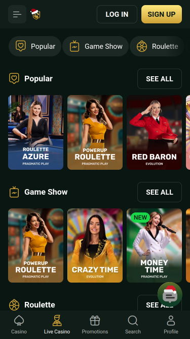 Goldex Casino Mobile Live Dealer