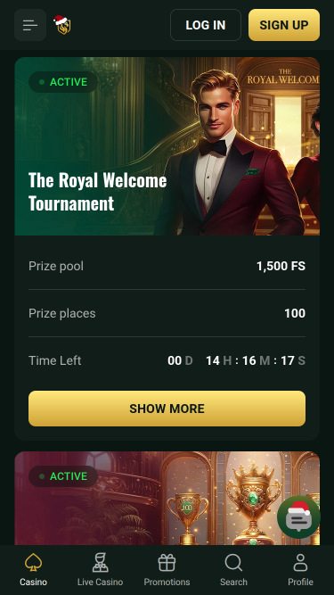 Goldex Casino Mobile Tournaments