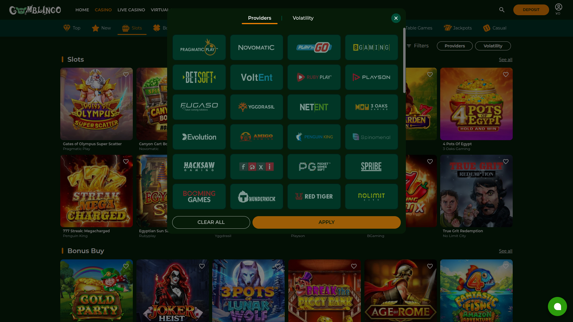 Gomblingo Casino Desktop Game Developers