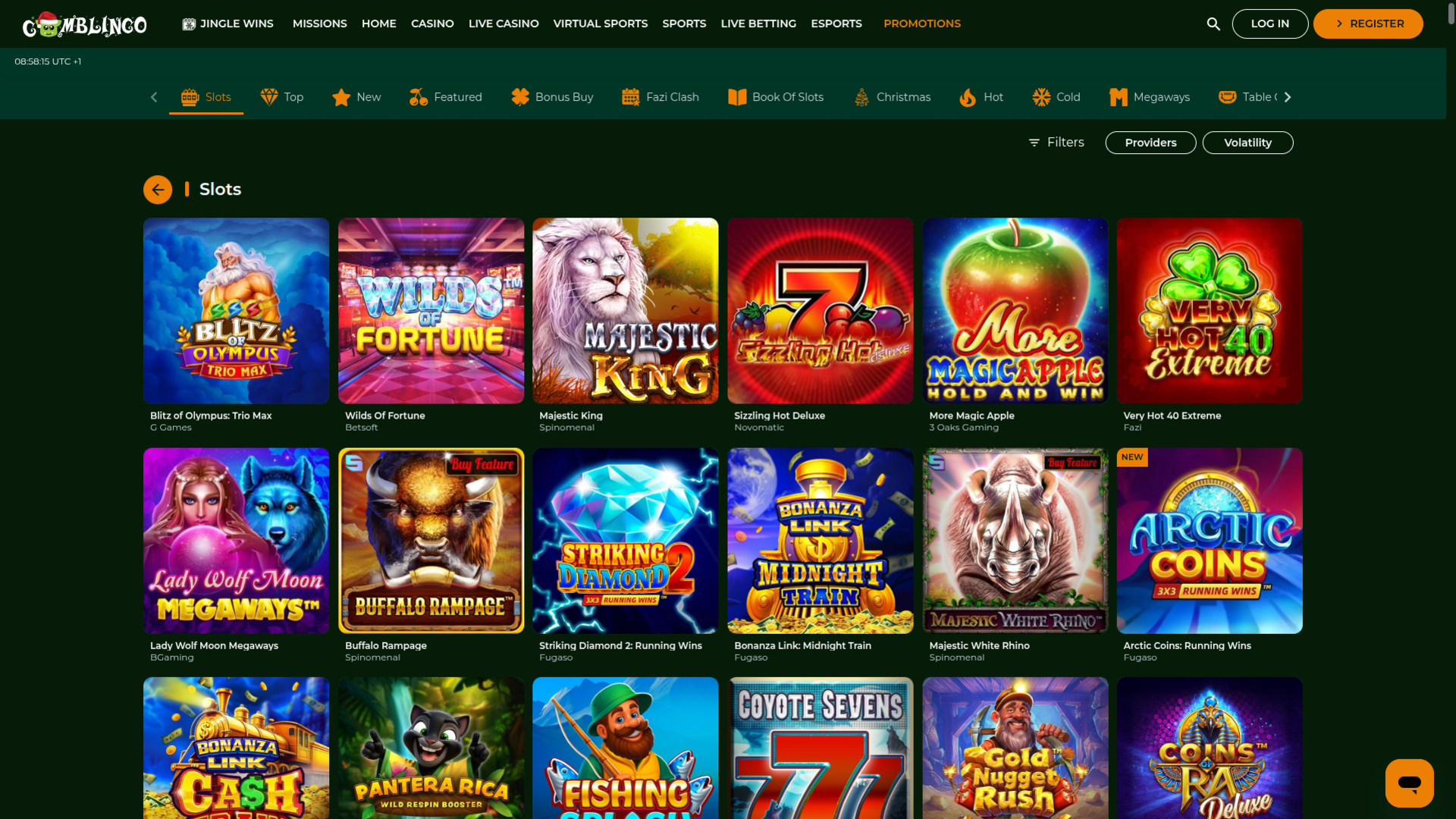 Gomblingo Casino Desktop Games
