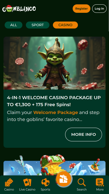 Gomblingo Casino Mobile Promotions