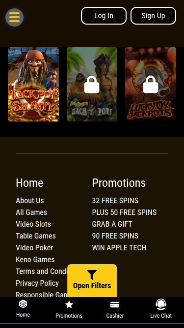 Grand Rush Casino Mobile Jackpot