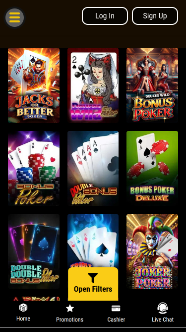 Grand Rush Casino Mobile Poker