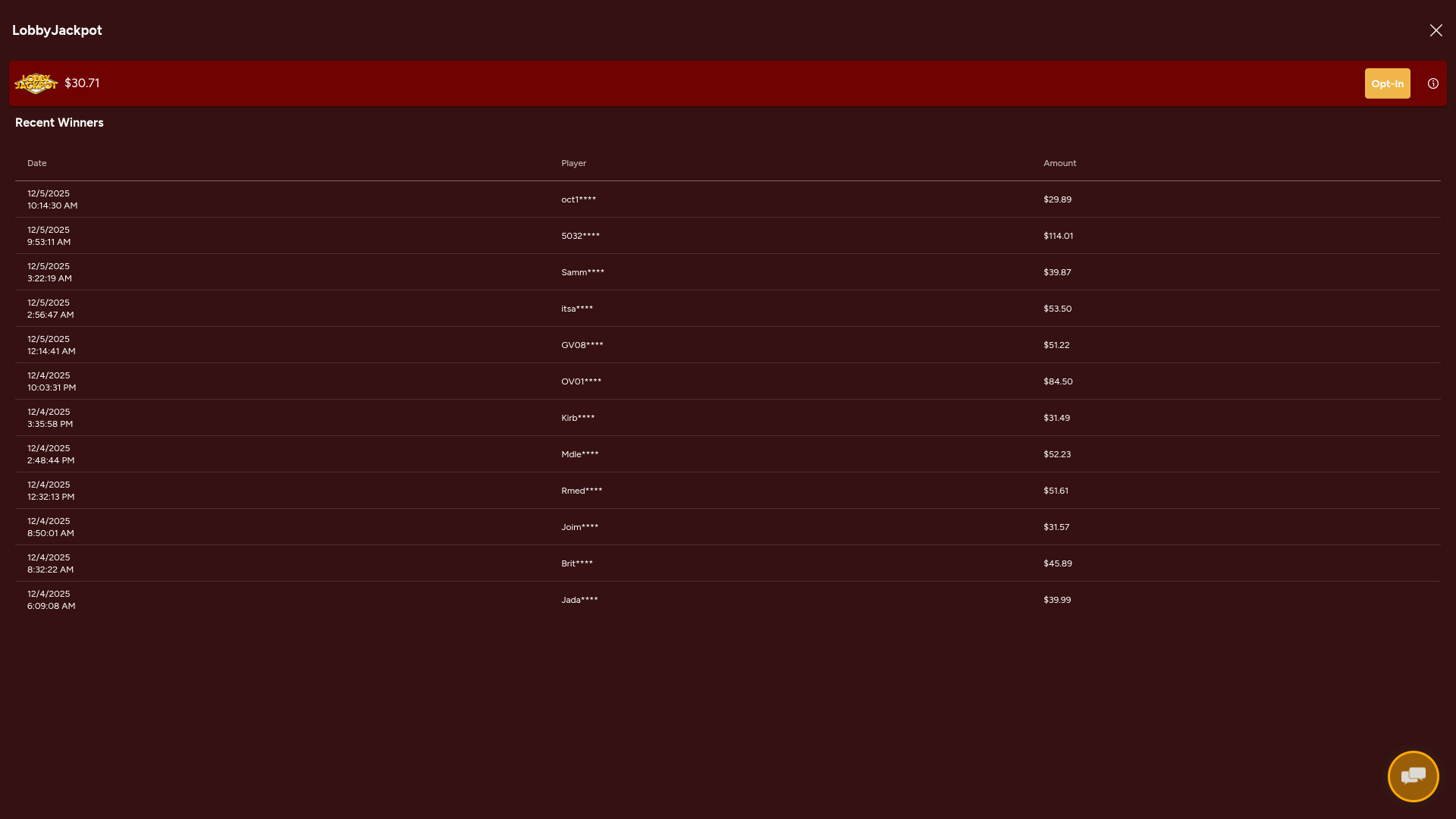 Grande Vegas Casino Desktop Jackpot