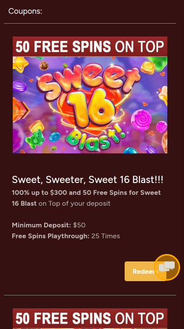 Grande Vegas Casino Mobile Promotions