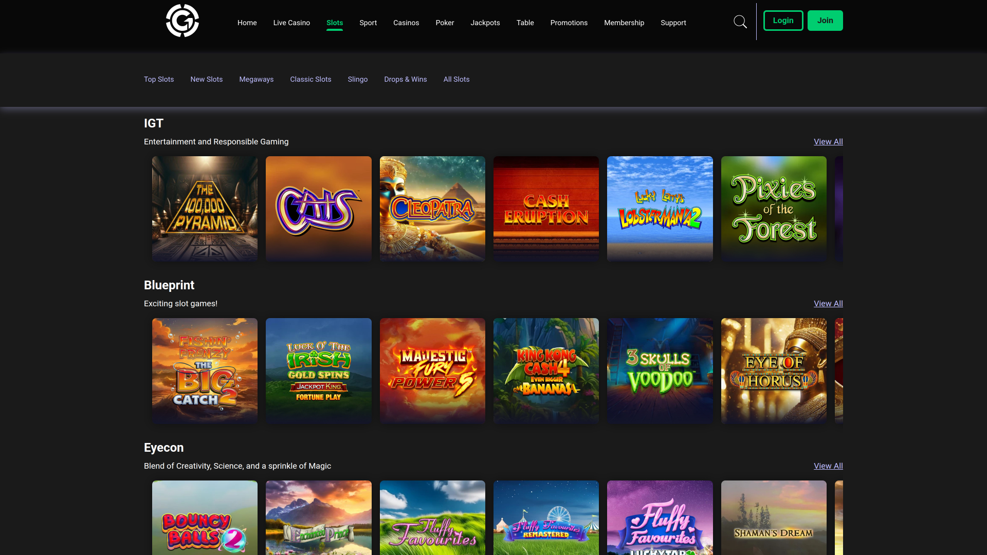Grosvenor Casino Desktop Game Developers