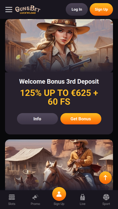 Gunsbet Casino Mobile Promotions